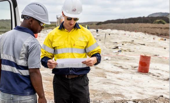 Environmental assessment at mining site